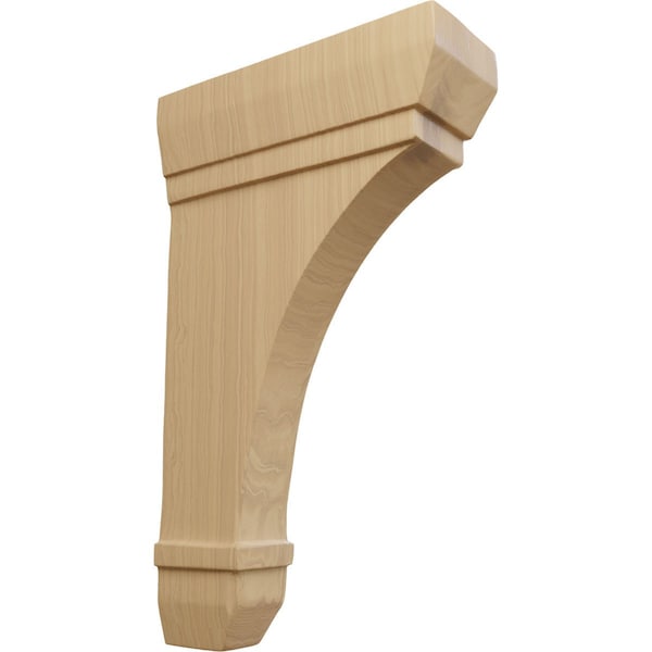 Ekena Millwork 2 1/4"W x 6"D x 10"H Stockport Bracket, Cherry BKT02X06X10STCH - main